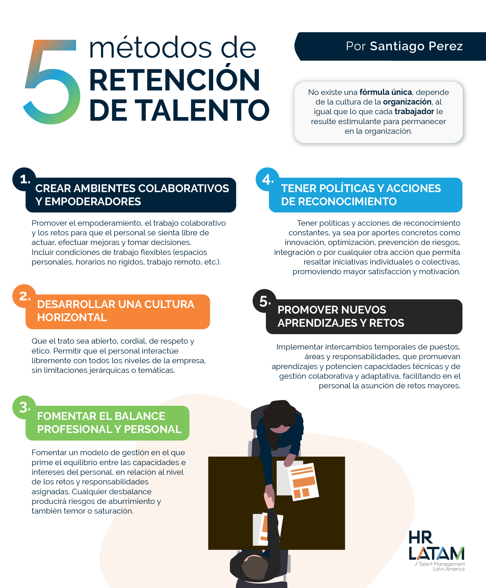 5 métodos de retención del talento