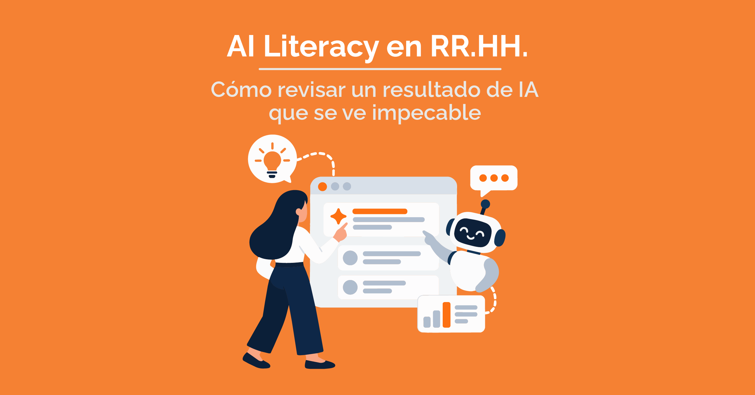 Analista de selección haciendo AI Literacy en RR.HH.